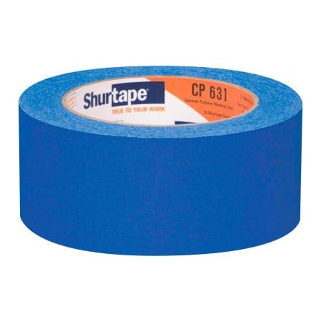 Shurtape Shurtape General Purpose Grade, Colored Masking Tape, Blue, 48mm x 55m - Case of 24 101525